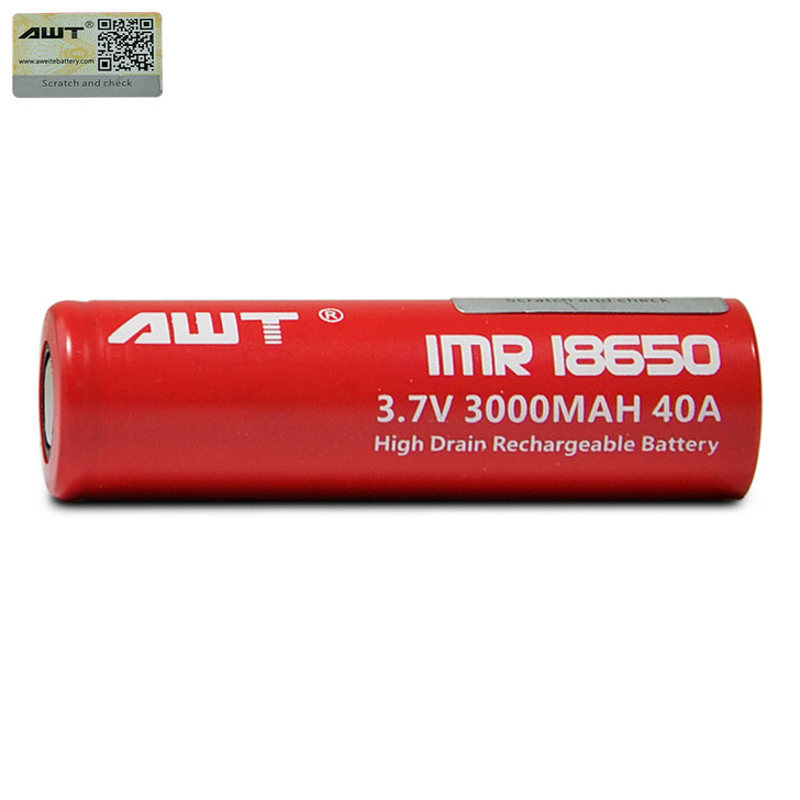 AWT 18650 3000mAh Battery