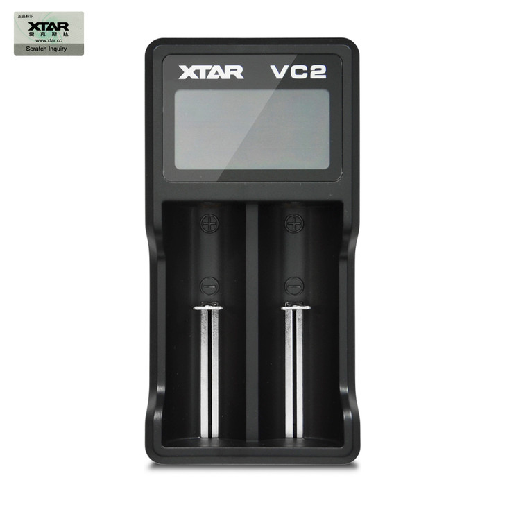 XTAR VC2 2 Channel Digital Battery Charger 