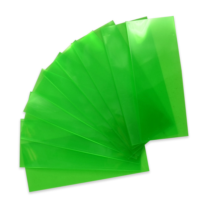 18650 Battery Wraps - 10pcs - Translucent Green