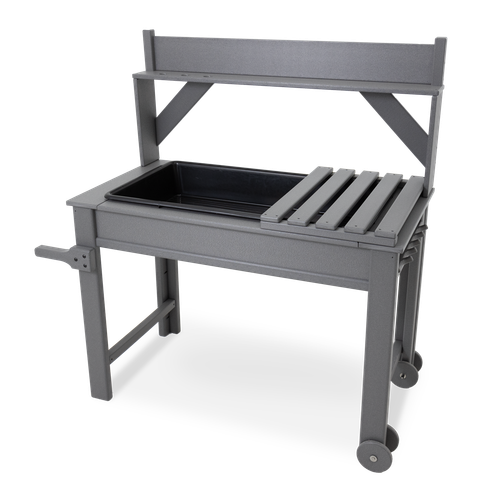 By the Yard Portable Potting Table With Shelf