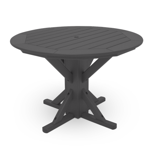 By the Yard 44" Round Framed Dining Table