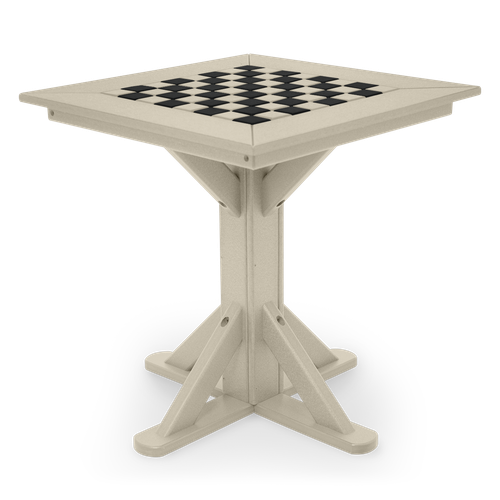 28" Square Game Framed Dining Table