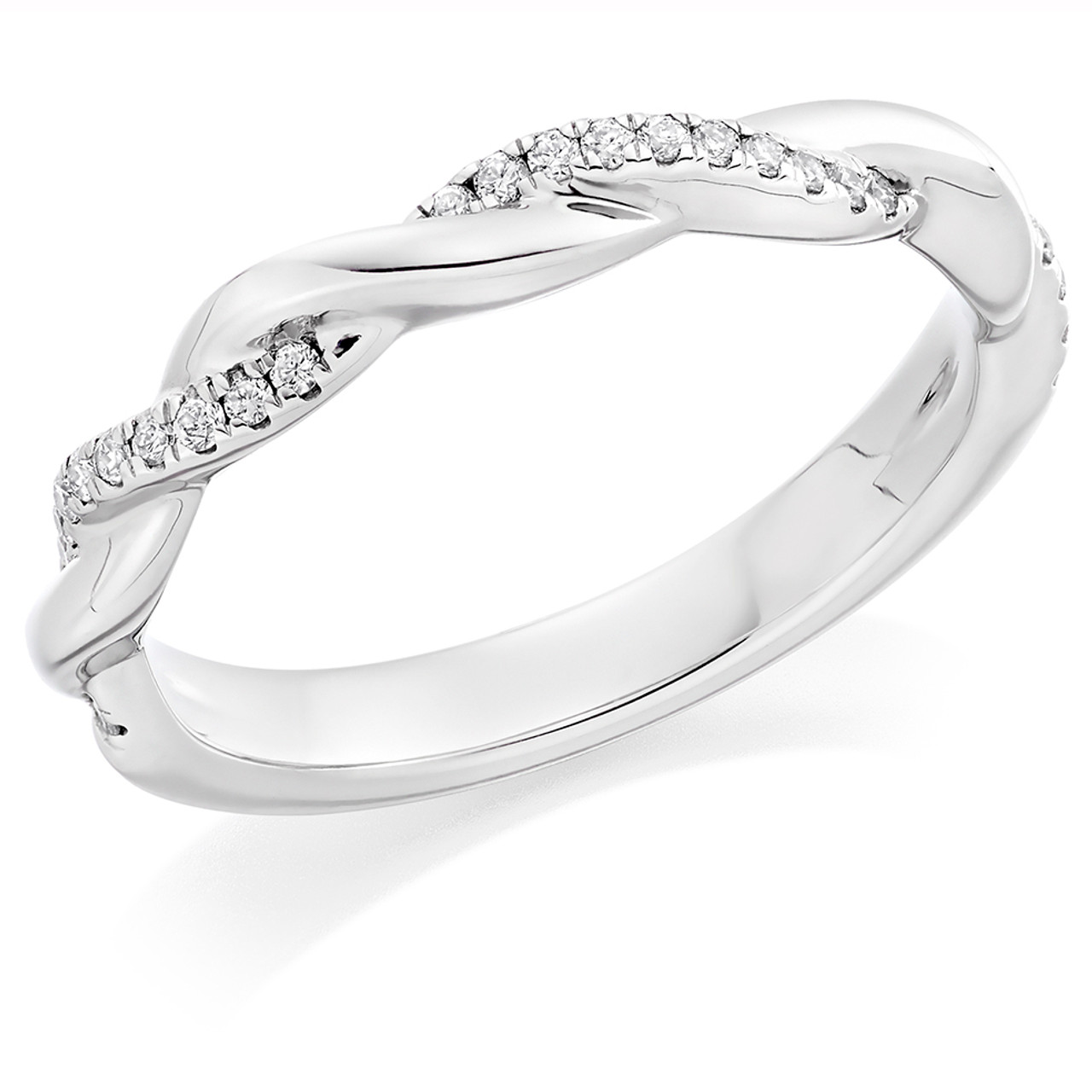 Diamond Twist Engagement Ring | Shane Co.