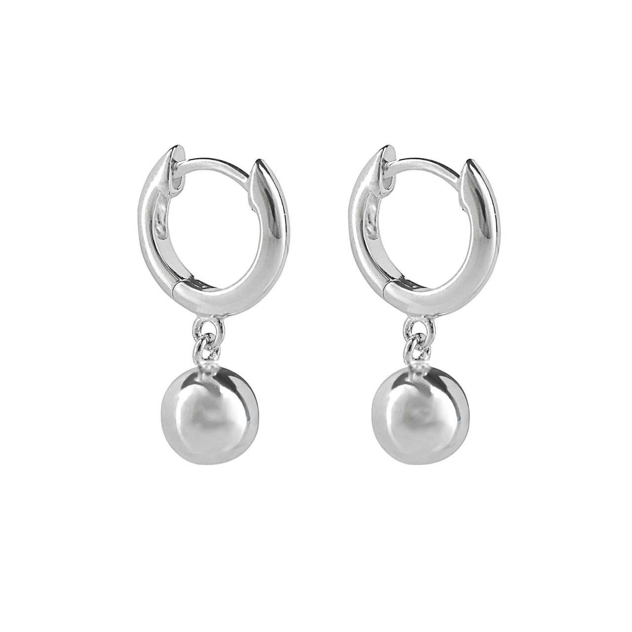 Bubbles Ball Large Huggie Earrings – from J Shop