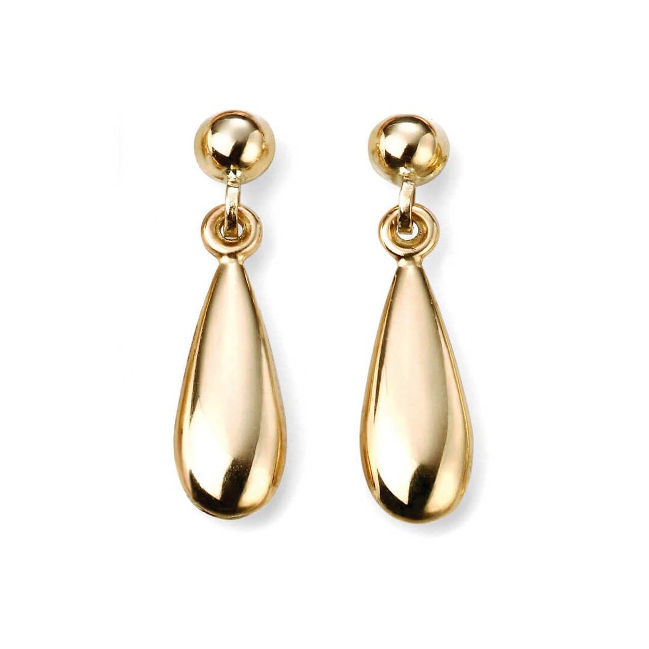 Raindrop Earrings  Gold  Baubou