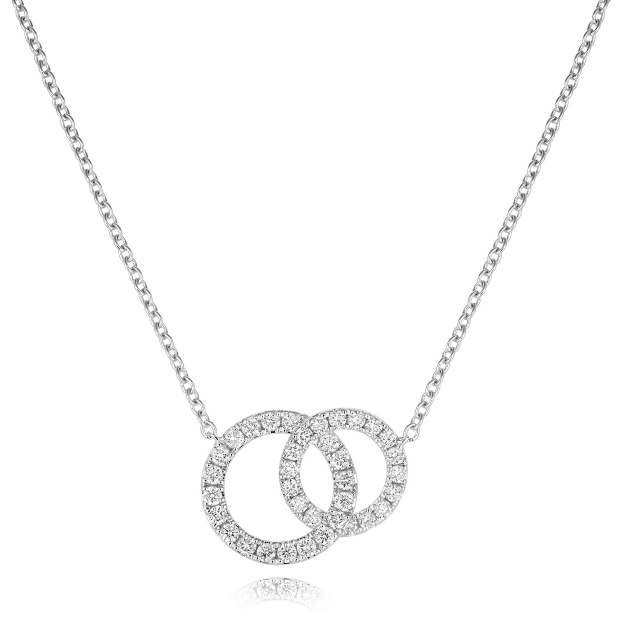 18ct White Gold White Diamond Line Necklace - Fine Jewellery and Argyle  Pink Diamond Specialists