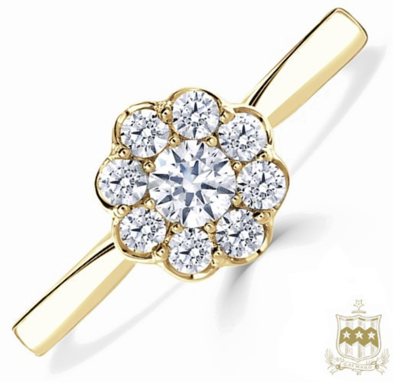 Diamond Flower Cluster Ring – BHS Jewellery
