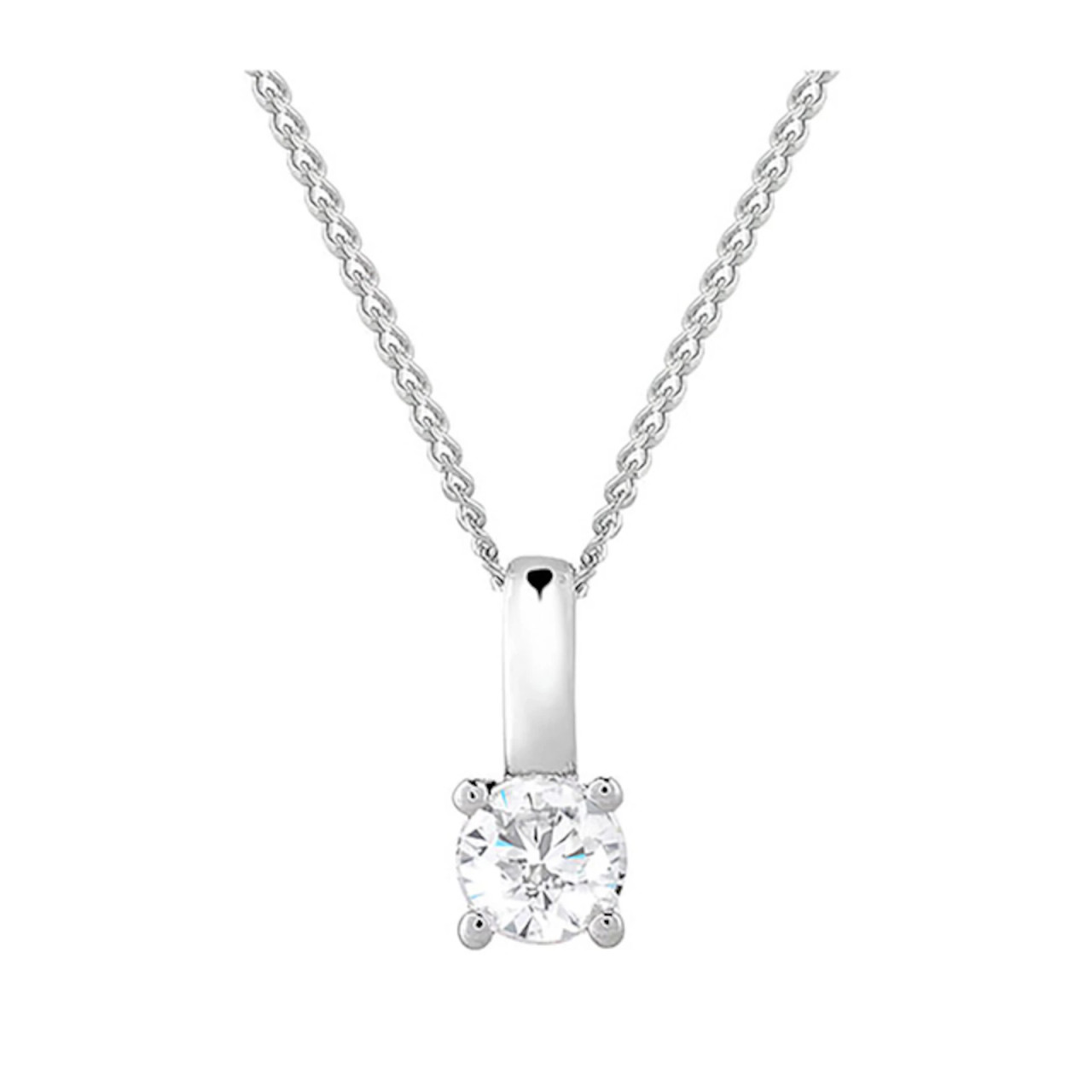 Hope Diamond & Pendant, White Gold | Kailis Jewellery