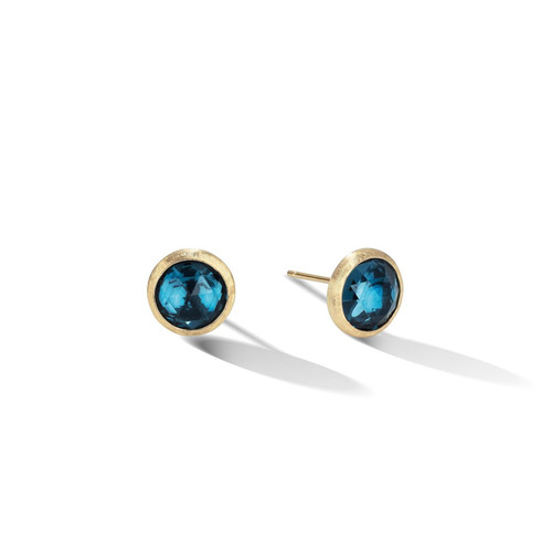 Marco Bicego 18ct Yellow Gold Blue Topaz Stud Earrings