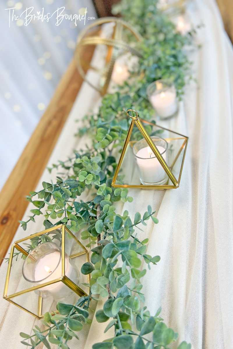 Eucalyptus Confetti | Wedding Table Decor | TheBridesBouquet