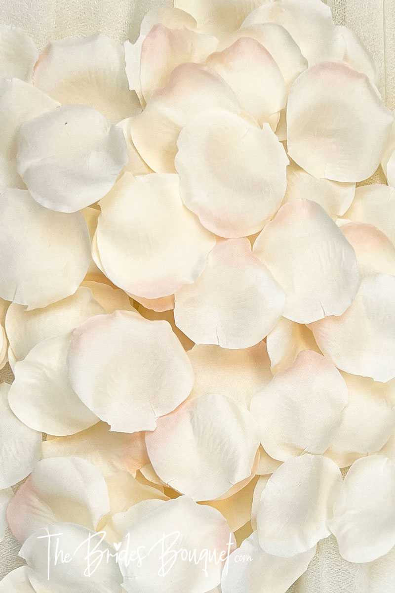 Blush + Ivory + Pink Rose Petals for Wedding Centerpieces ...
