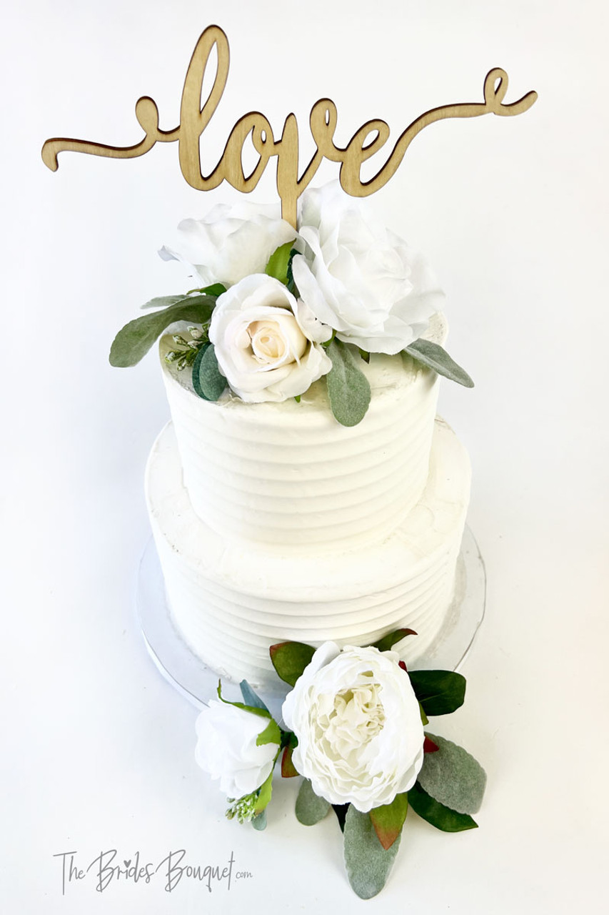 DIY Flower Cake Topper For Any Spring Soirée! - Thirty Handmade Days