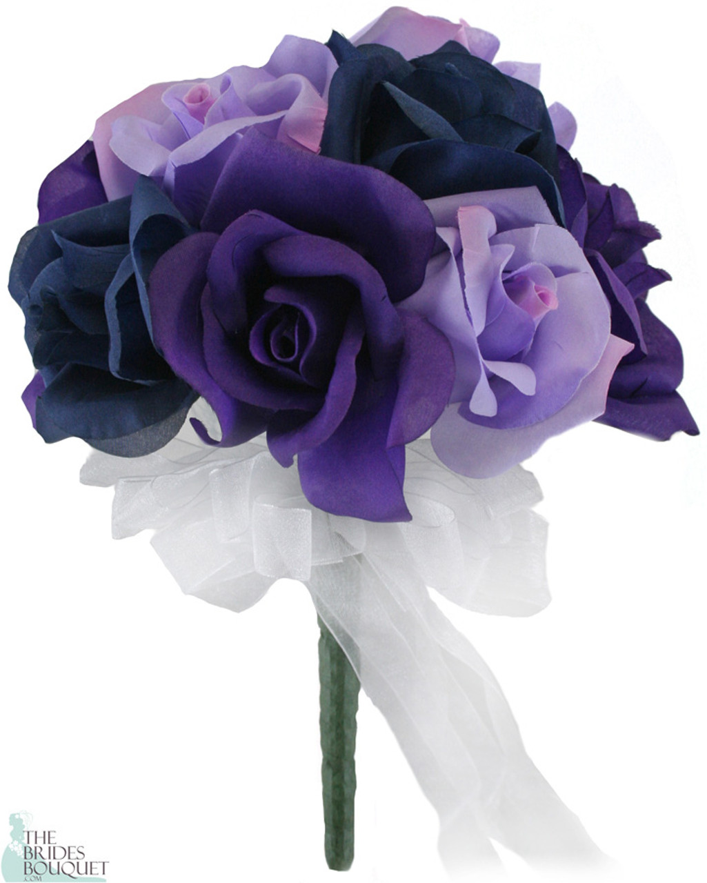 purple bridesmaid bouquets