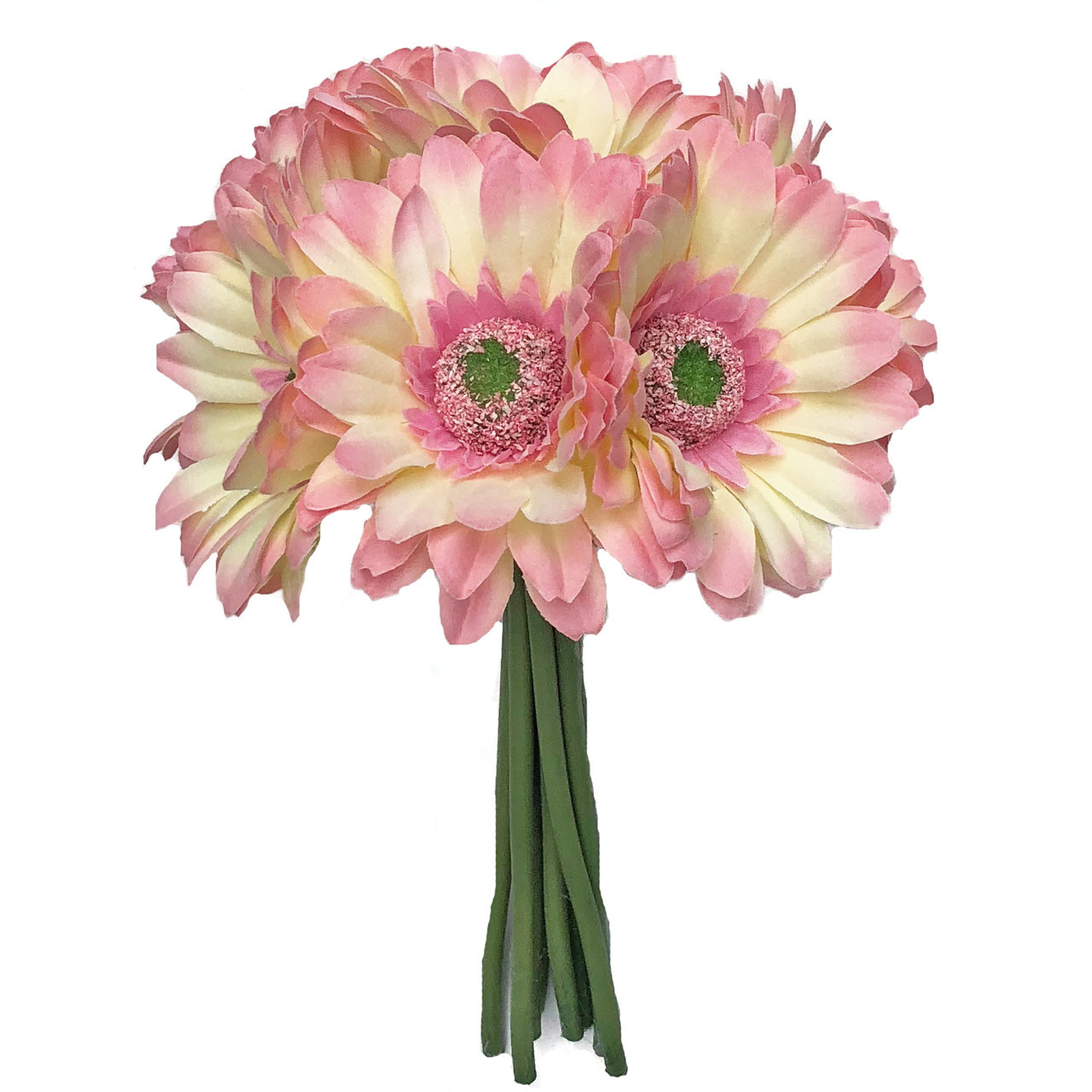 Blush Pink Ivory Daisy Bridal Bouquet, Artificial Wedding Flowers, Silk  Wedding Bouquets