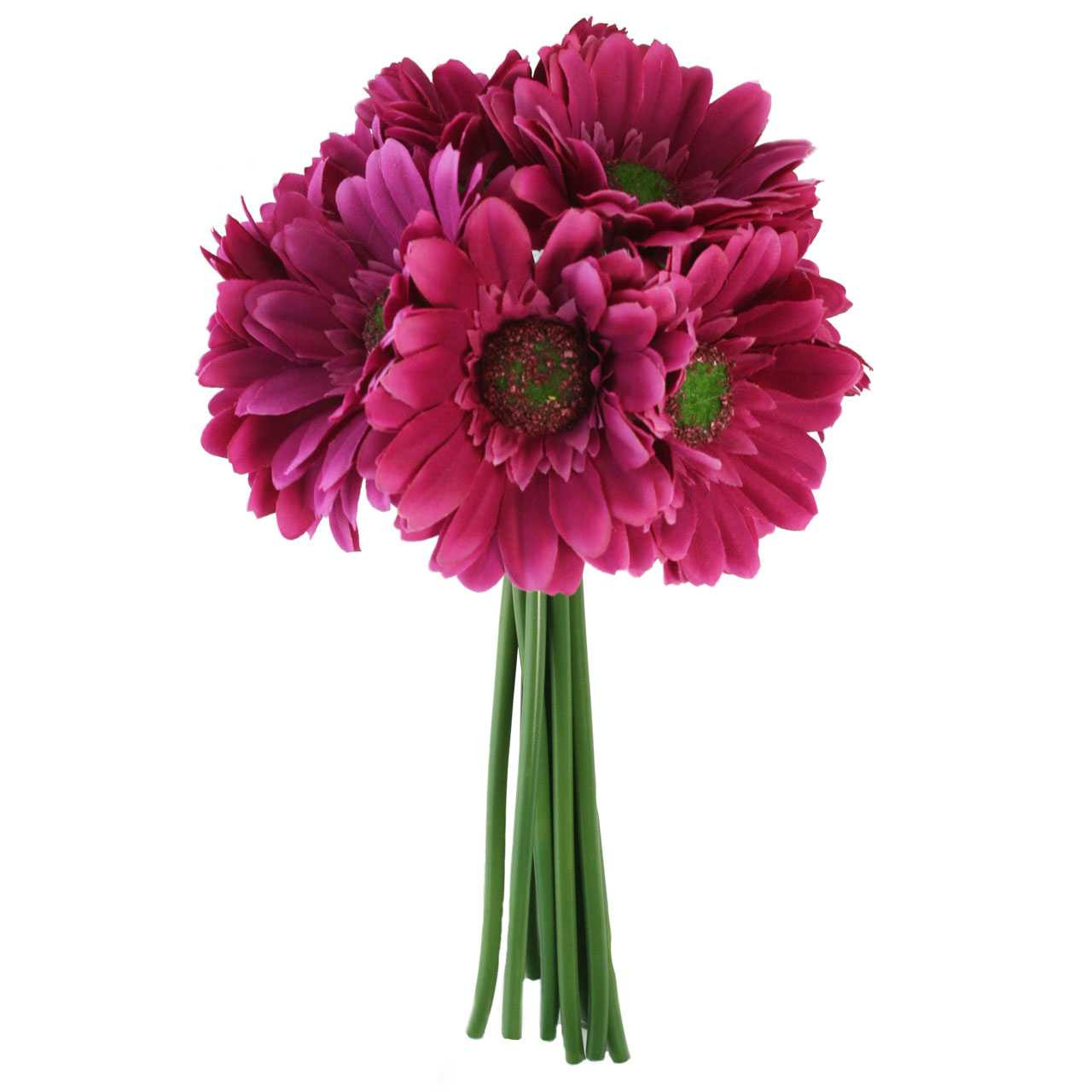 Hot Pink Daisy Bouquet | TheBridesBouquet