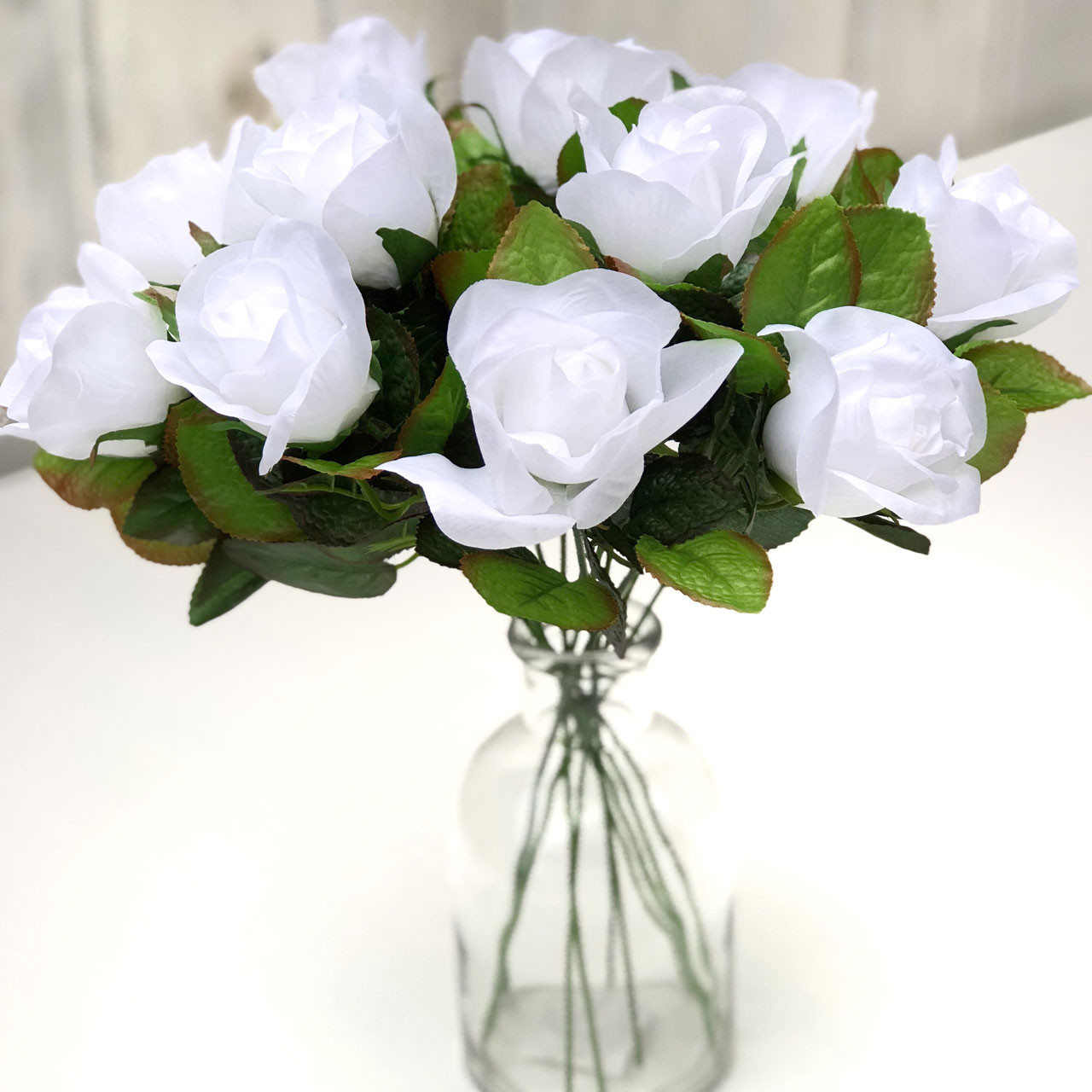 long green stem with white flower