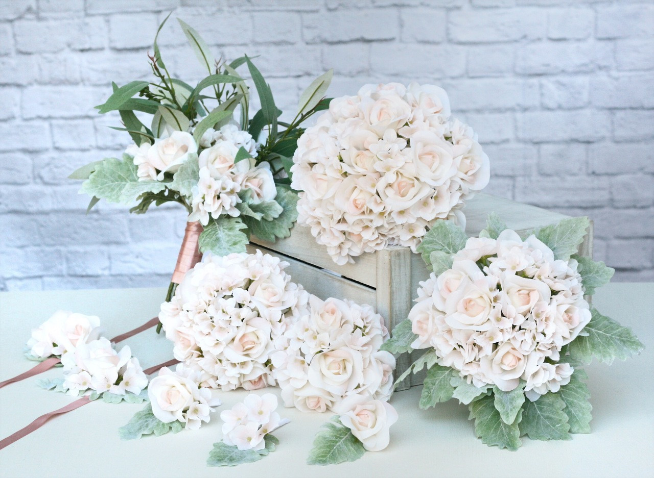 fake bridal bouquets