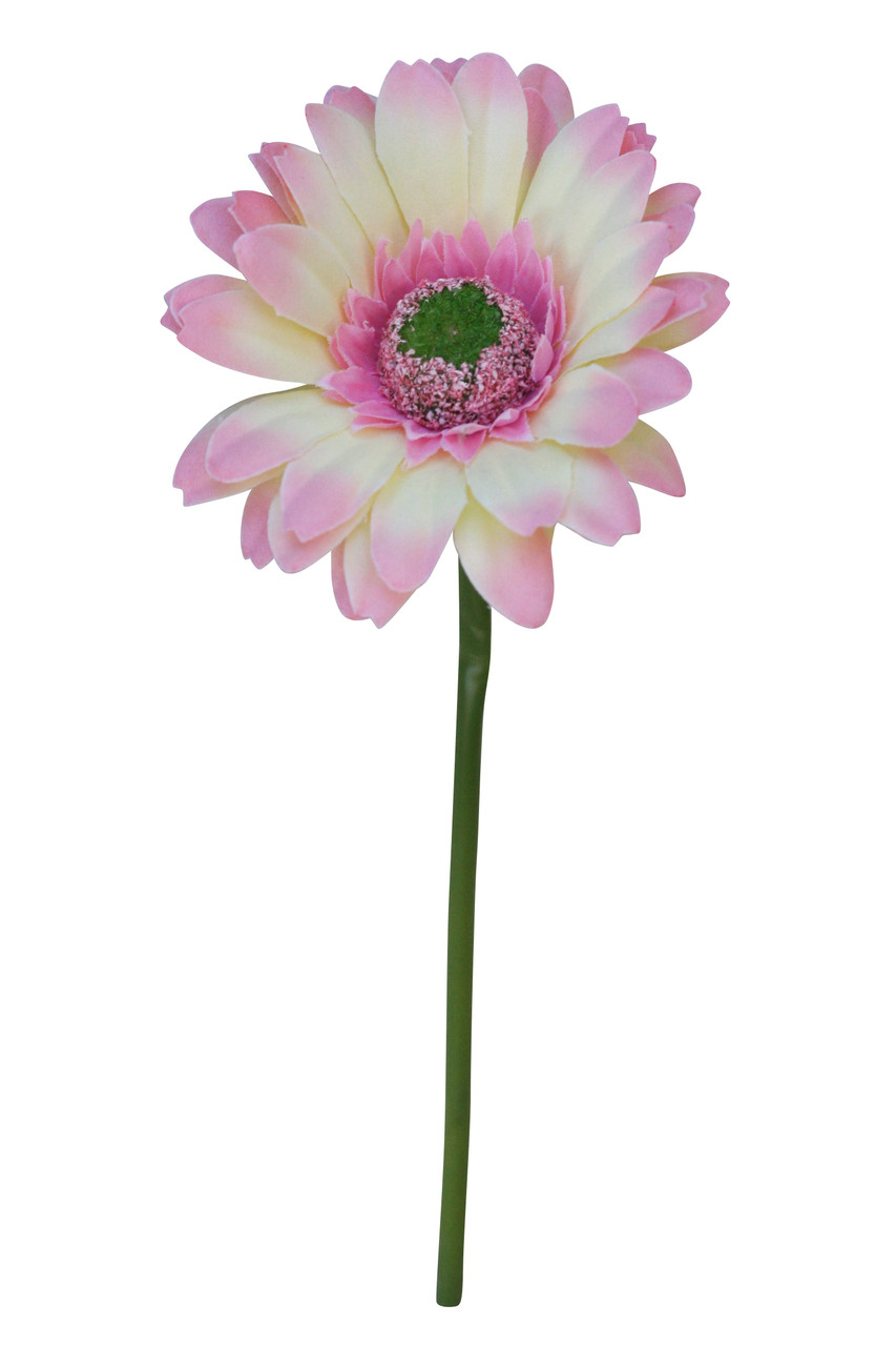 Blush Pink Faux Daisy Artificial Flowers  10 Tall x 3.5 bloom (1 stem) 