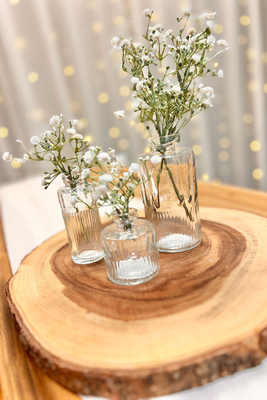 Artificial Silk Gypsophila Baby Breath Fake Flower Bouquet Home Wedding Decor, White