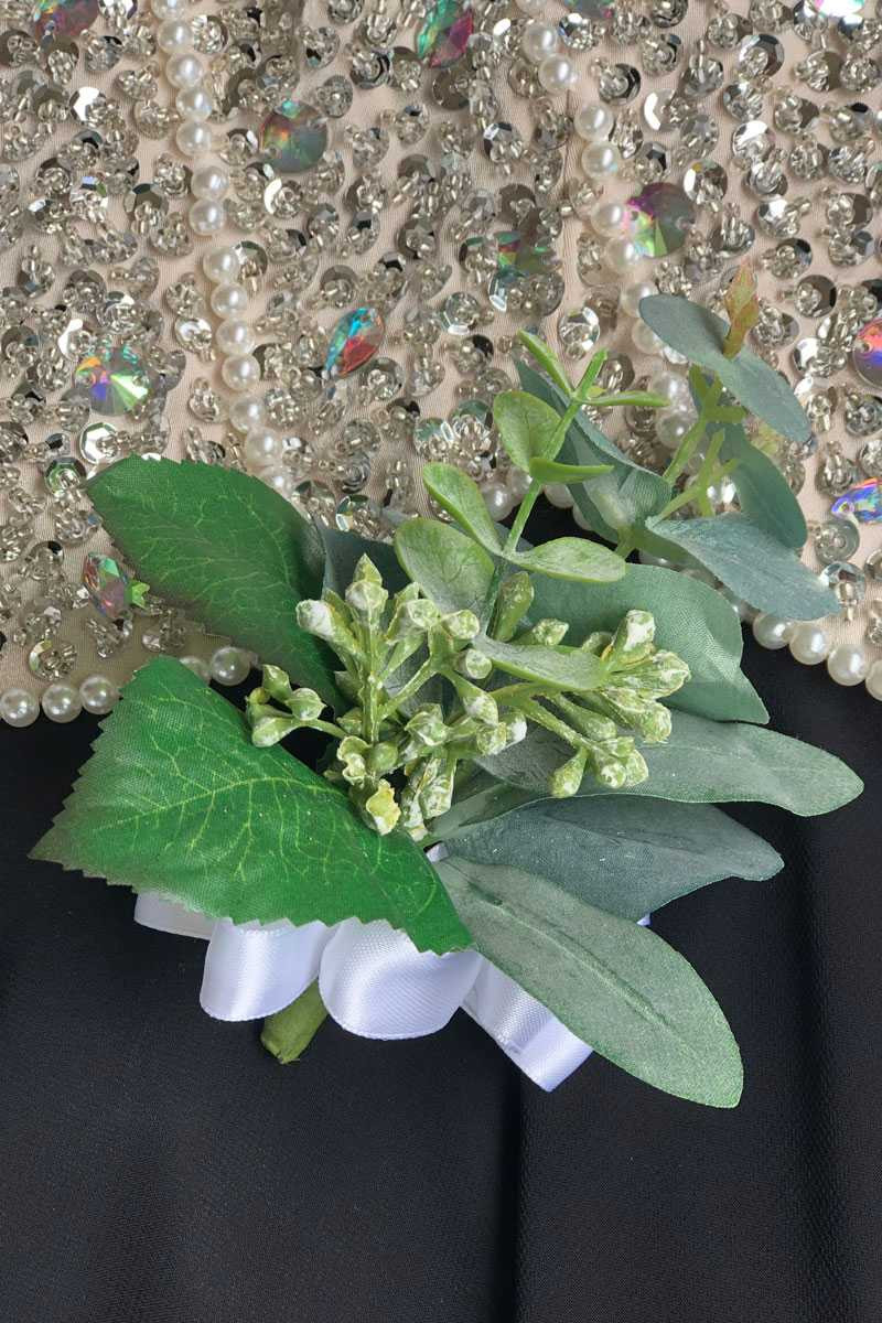 emerald green dress with sleeves Sage Green Round Bouquet l Real Touch Roses Bouquet~ BOU-034 – Bouquets by  Nicole