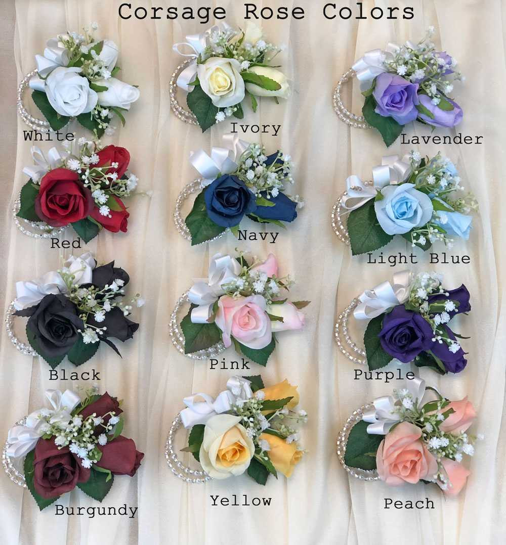 Ivory Rose + Babies Breath Corsage | Silk Corsage