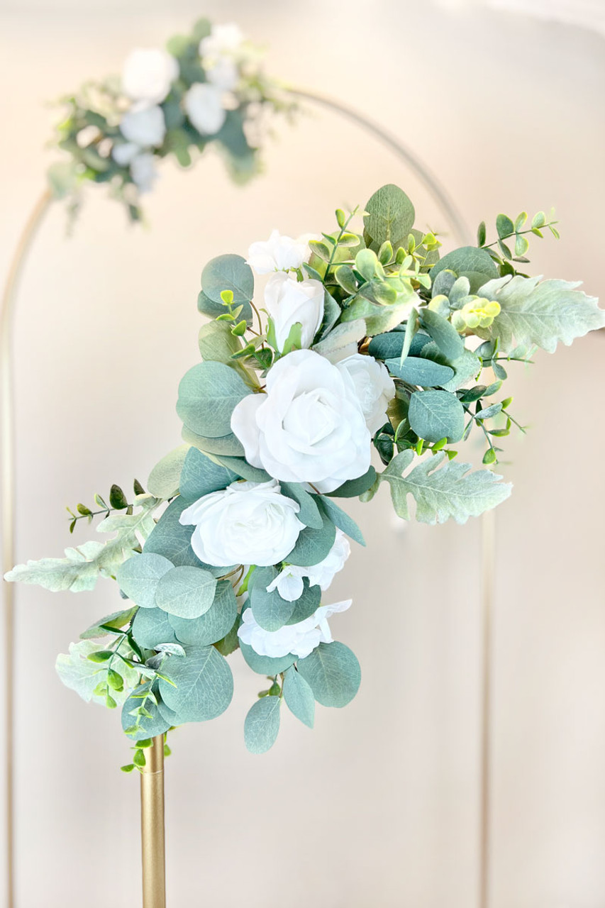 Small White Wedding Arch Flowers