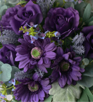 purple wedding bouquets for sale