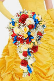 Beauty and the Beast Bridal Cascade-TheBridesBouquet.com