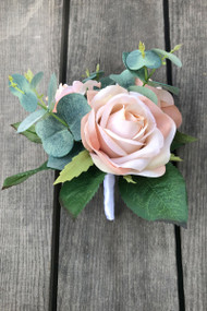 Champagne Blush Silk Wedding Flowers (small rose only) 