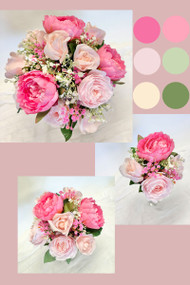 Pink Bridal Bouquet - large size- TheBridesBouquet.com