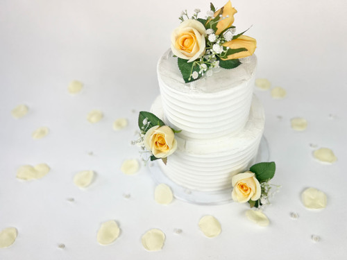 Yellow Rose Cake - CakeCentral.com