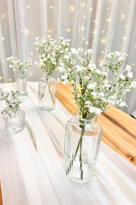 Baby's Breath Stem  Artificial Flowers for Bud Vase Wedding Centerpiece  (single stem) 