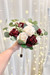 Burgundy Garden Rose Silk Wedding Bouquets | Artificial Flowers (medium) TheBridesBouquet