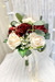 Burgundy Garden Rose Silk Wedding Bouquets | Artificial Flowers (medium) TheBridesBouquet