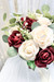 Burgundy Garden Rose Silk Flower Bouquets | TheBridesBouquet (large)