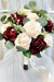 Burgundy Garden Rose Silk Flower Bouquets | TheBridesBouquet (large)