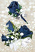NAVY BLUE Prom Boutonniere and Corsage | Prom Corsage | Prom Flowers | Prom Bouquet