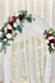 Red & Ivory Wedding Arch Flowers- large - TheBridesBouquet