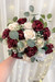 Burgundy Garden Rose Bridal Bouquet | Silk Flower Bouquets (xlarge) TheBridesBouquet.com