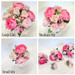 Pink Bridal Bouquet - large size- TheBridesBouquet.com