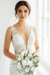 Round White Wedding Bouquet for the Bride created by The Brides Bouquet.