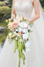 Asymmetrical Bridal Bouquet with Orchids & Amaranthus- The Brides Bouquet