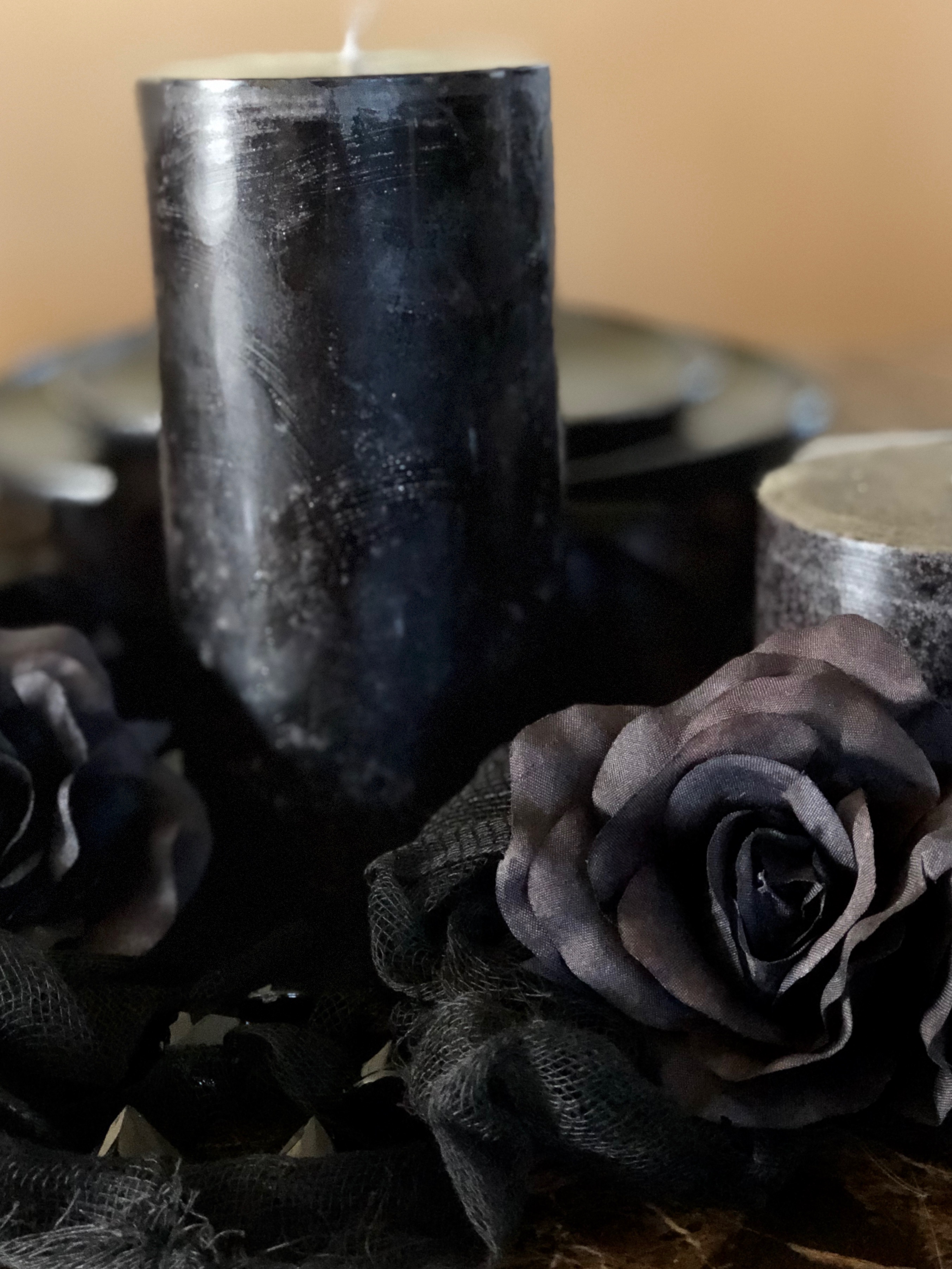 Grey Artificial Flowers  Black Artificial Flowers