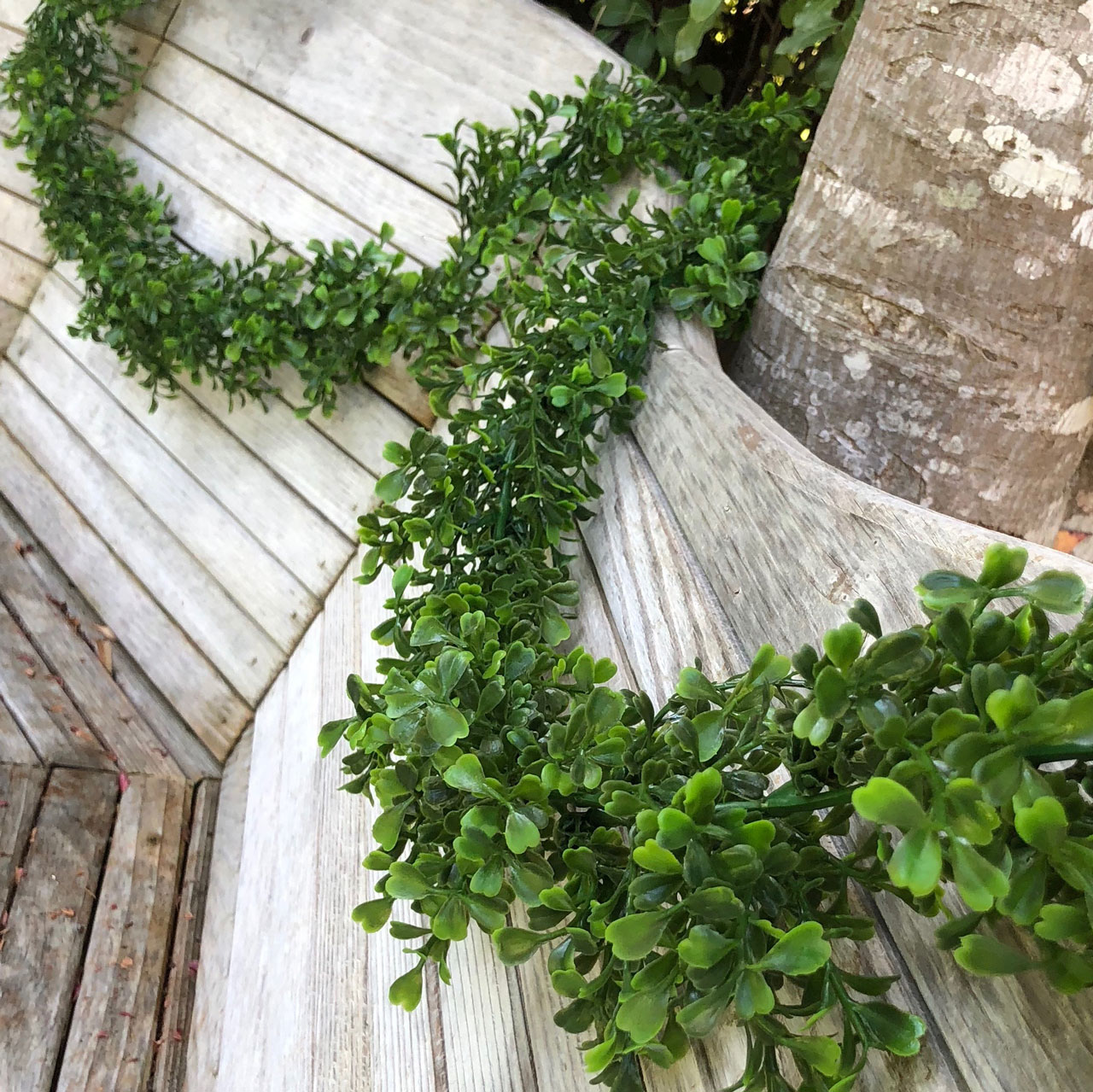 Looks so real! Just received boxwood garland shipment ...