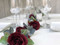 Burgundy Rose Garland | Artificial Flower Garland for Wedding 8 Ft