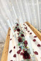 Burgundy Rose Garland | Artificial Flower Garland for Wedding 8 Ft