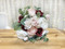 Blush Pink & Burgundy Spring Wedding Bouquet Set | Silk Bridal Bouquet | Bridesmaid Bouquet