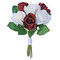 Burgundy & Ivory Garden Rose Wedding Bouquet | Bridesmaid Bouquets (small)