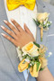 YELLOW Prom Flowers | Wrist Corsage | Prom Bouquet | Prom Boutonniere
