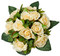Yellow Silk Rose Nosegay | Artificial Wedding Flowers | Silk Bridal Bouquet | Wedding Bouquets